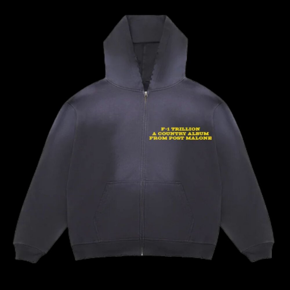 Post Malone F-1 Trillion Zip Up Tour Hoodie